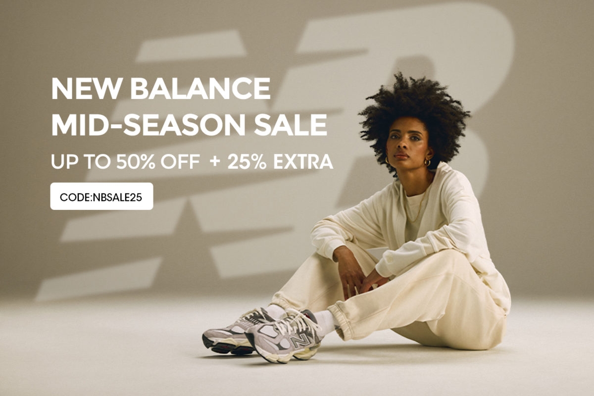 Profiteer van 25% extra korting in de New Balance Sale