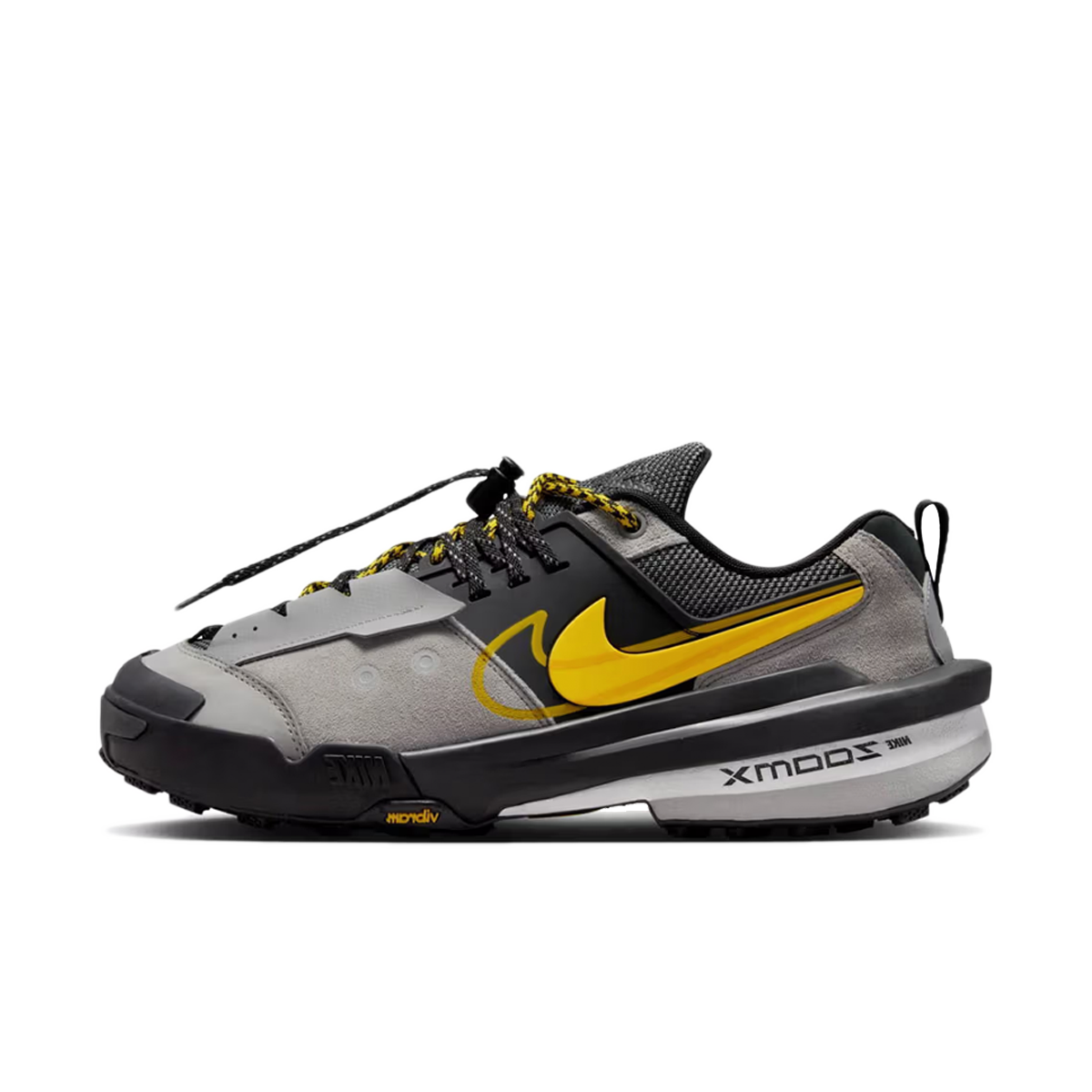 sacai x Nike Zegamadome SP 'Matte Silver & Tour Yellow' HQ8618-002