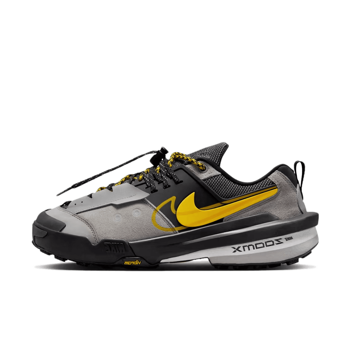 sacai x Nike Zegamadome SP 'Matte Silver & Tour Yellow'