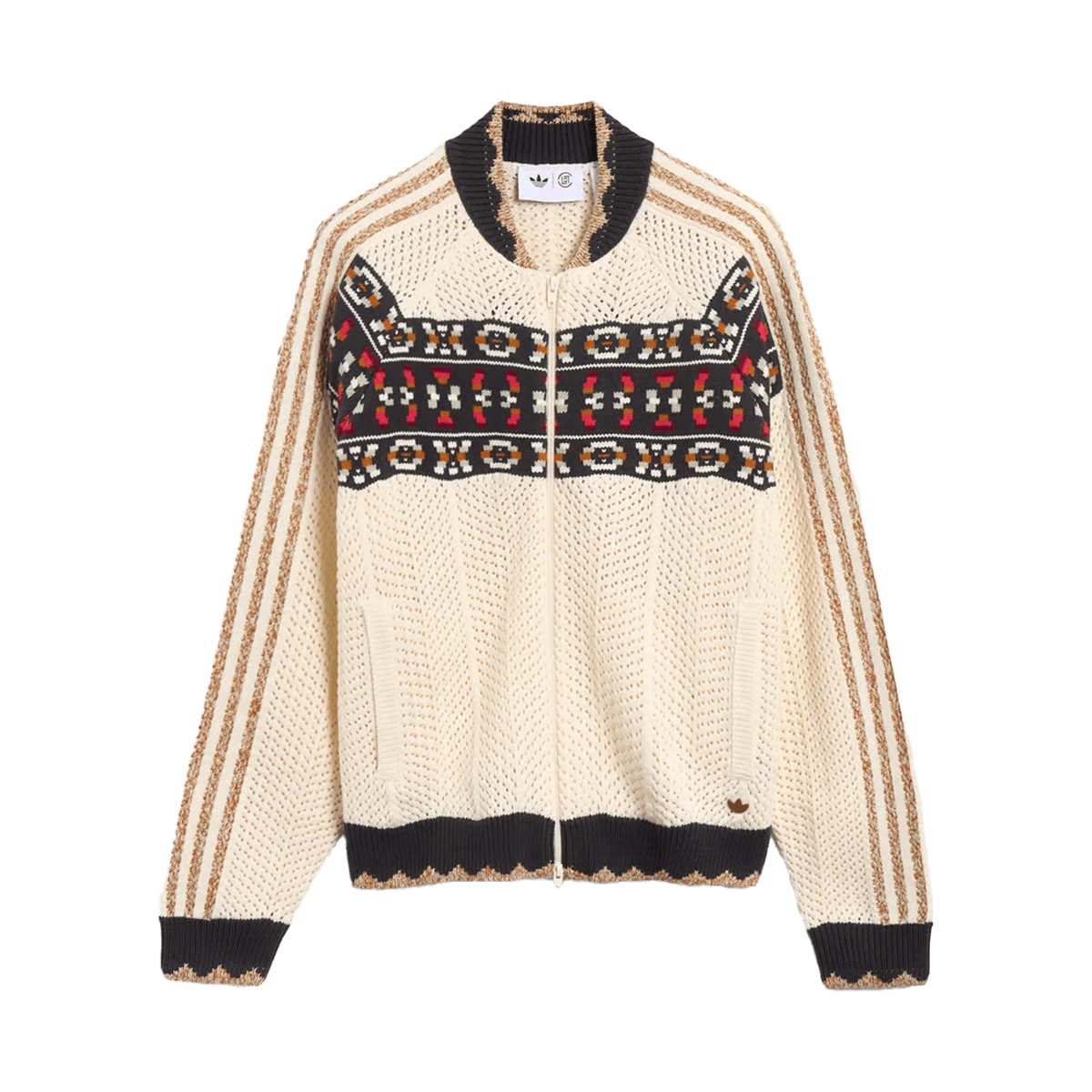 CLOT x adidas Knit Cardigan 'Crew White'